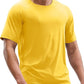 MIER Men's Dry Fit Workout T-Shirts Athletic Running Tee Short Sleeve Crew Neck Gym Tops, Polyester, Moisture Wicking