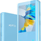 AGPTEK 64GB MP3 Player with Bluetooth 5.3, A19PL 2.4" Curved Screen Portable Music Player with Speaker Lossless Sound with FM Radio, Voice Recorder, Supports up to 128GB, Blue