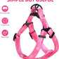 PUPTECK No Pull Dog Harness Soft Adjustable Basic Nylon Step in Puppy Vest Outdoor Walking with Leash Medium