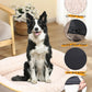 Washable Orthopedic Dog Bed for Medium Dogs, Waterproof Dog Bed with Bolster, Big Couch Sofa with Removable Cover & Non-Slip Bottom