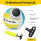 20FT Outdoor Volleyball Net Set System for Backyard Beach with Anti-Sagging Net, Iron Adjustable Height Poles, Soft PU Volleyball and Pump, Carry Bag - Instant Set Up & Durable