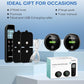 NURSAL Wireless TENS Unit Muscle Stimulator, Dual Host TENS EMS Machine for Pain Relief, 18 Modes 20 Intensity Remote Control Pulse Physical Electrotherapy for Back Shoulder Pain (2 Pads)