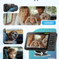 Wireless Baby Car Camera, HD 1080P Car Baby Monitor with Night Vision, Easy Install Backseat Camera for Kids, 360 Degree Rotatable Rear Facing Car Seat Mirror for Home, Baby, Pet