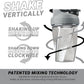 HELIMIX 1.5 Vortex Blender Shaker Bottle Holds Upto 20oz | No Blending Ball or Whisk | USA Made | Portable Pre Workout Whey Protein Drink Shaker Cup | Mixes Cocktails Smoothies Shakes | Top Rack Safe