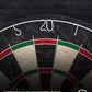 Sisal Dart Board Cabinet Sets, Decorative Dart Boards for Adults [6*Steel Darts] - Wooden Dartboard Cabinet with Integrated Scoreboard for Family Game Rooms