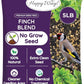 Finch Blend Bird Food - Mix of Sunflower Hearts/Kernels and Nyjer, 5 Pounds - No Grow Seed - For Wild Birds