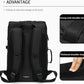 Kalesi Gym Duffle Tennis Bag Backpack 4-Way Waterproof with Shoes Compartment for travel Sport Hiking laptop (Black 02)