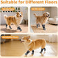Double Sides Non-Slip Dog Socks to Prevent Licking Paws - Strong Traction for Hardwood Floors, Senior Dogs, Paw Protector, Dog Socks with Grippers X-Small