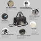 Cat Carrier Dog Carrier Pet Carrier Cat Bags for Small Medium Cats Dogs Puppies of 15 Lbs,of Airline Approved Small Dog Bag Soft Sided,Collapsible Travel Puppy Carrier(Large, Black)
