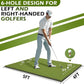 Golf Mat 31mm, 5x4ft/5x5ft Golf Hitting Mats for Practice Outdoor Indoor, High-Elasticity Artificial Turf Mat for Garage Simulator Chipping Driving Training