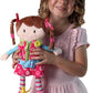 Sugar Snap Plush Learn to Dress Doll for Toddlers - 15" - for 2 Year Old Girl - Montessori
