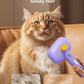 ROJECO 3-in-1 Pet Steam Brush for Cats&Dogs - Detangling Comb with Adjustable Mist, Handheld Deshedding Grooming Tool for Long/Short Hair, Massage Brush & Shedding Control Gift,Cordless,Purple