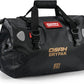 Waterproof Duffel Bag - Motorcycle Dry Bag Tail Bag with Large Storage Space, Waterproof Luggage Duffle Bags with Outer Mesh Zipper Pocket for Camping, Kayaking, Fishing & Traveling