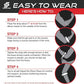Sleeve Stars Tennis Elbow Brace for Women - Adjustable Tennis Elbow Strap, Golfers Elbow Brace for Men, Counterforce Brace for Tennis Elbow for Tendonitis Relief, Fits 9"-23" (Pair/Black)