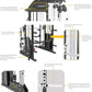 MiM USA Hercules EX, Commercial All in One Gym Machine w/400 lb Weight Stack, Adj Bench, Jammer Arms, Leg Press, Leg Extension, Arm Curl, LAT Seat & Complete Attachment