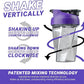 HELIMIX 1.5 Vortex Blender Shaker Bottle Holds Upto 20oz | No Blending Ball or Whisk | USA Made | Portable Pre Workout Whey Protein Drink Shaker Cup | Mixes Cocktails Smoothies Shakes | Top Rack Safe