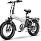 DriftGod Folding Electric Bike for Adults – 1000W Motor, 20"x3" Fat Tire, 48V Removable Battery, All-Terrain E-Bike with 7-Speed, Front Suspension – Powerful Foldable Ebike for Commuter