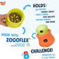WEST PAW Zogoflex Limited Edition Toppl Treat Dispensing Dog Toy Puzzle – Interactive Chew Toys for Dogs – Dog Toy for Moderate Chewers, Fetch, Catch – Holds Kibble, Treats, Large 4", Bubblegum