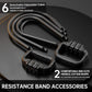 6-Pipe Chest Expander & Shoulder Stretcher - Adjustable Detachable Resistance Tubes for Home Gym, Rehab, Strength Training + Easy Workout Guide (Men/Women)