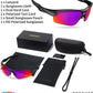 Polarized Sports Sunglasses for Men Women,UV400 Protection Sunglass for Running Cycling Fishing Hiking TR90
