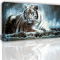 Yxbhhym Large Animals Canvas Wall Art Tiger Wall Picture Prints Poster Painting Framed Tiger Artwork for wall Bedroom Living Room Home Decorations Office Wall Decor-20x40inches