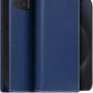 D8 Full Grain Leather Wallet Case for iPhone 15 Plus - [2-in-1] Handcrafted Detachable Diary Style with Magnetic MagSafe Back Cover, Gift Box Included (Navy Blue)