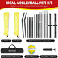 BAGAIL Volleyball Net, 12ft/20ft Portable Volleyball Net for Backyard - Adjustable Height, Heavy-Duty Frame, Freestanding Design - Portable Outdoor/Indoor Volleyball Set with Carry Bag