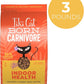 Tiki Cat Born Carnivore High Protein, Indoor Health, Chicken and Turkey Meal Recipe, Grain-Free Baked Kibble to Maximize Nutrients, Dry Cat Food, 3 lb. Bag