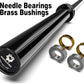 Olympic Barbell 45lb (20kg) - 7ft Bearing Spin Bar for Weightlifting and Strength Training,Ceramic Coating,500 LBS Capacity,28mm High Whip,Fits 2" Plates,for Home Gym