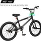 WEIZE Freestyle BMX Bike, 20 inch Trick Bicycle for Kids and Adults Men Women, Hi-Ten Steel Frame, 360 Degree Rotor Freestyle, 4 Pegs Single Speed Teen Bike, Beginner-Level to Advanced Riders