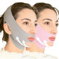 V Line Lifting Mask Chin Strap for Sleeping, Face Lifting Strap, Chin Strap, Jawline Shaper, Jaw Strap, Double Chin Reducer,Face Lift Tape & Snoring Solution (Grey &Pink)