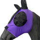 Horse Mesh Fly Mask with Ears, Soft Lycra Mesh Mask Anti-UV with Ears Violet, Full