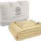 Threadmill King Size Blanket | 4 Layer 100% Cotton Gauze | Lightweight, Breathable, and Cozy Summer |Muslin Blanket for Couch, Bed| Beige