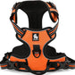 TRUE LOVE Truelove Adjustable No-Pull Dog Harness Reflective Pup Vest Harnesses Comfortable Control Brilliant Colors TLH5651(Orange,XS)