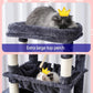Cat Tree, Cat Tower for Large Cats with 2 Big Platforms, 2 Baskets, condo and Toys, 63" Cat Scratching Posts for Indoor Cats, Smoky Gray GCT020G