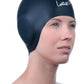 3D Swim Caps - Ear Protection Swimming Cap for Women & Men - Silicone, Waterproof - Fits Long & Short Hair - Adult & Youth