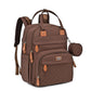 BabbleRoo Diaper Bag Backpack - Baby Essentials Travel Tote - Multi Function Waterproof Diaper Bag, Travel Essentials Baby Bag with Changing Pad, Stroller Straps & Pacifier Case - Unisex, Brown