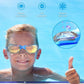 Kids Swim Goggles, Swimming Goggles for Kids with Nose Clip, Earplugs, Nose Bridge for Age 3-15