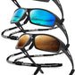 Polarized-Sunglasses-Men Sports Mens-Sunglasses: Sun-Glasses with UV400 Protection for Driving Golf Fishing Running
