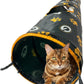 NFL Green Bay Packers Cat Tunnel Tube Toy with Plush Football Catnip and Feathers Collapsible Tunnel for Cats to Play, Peek and Hide, Sporty & Fun Cat Tunnel Toy with Team Logo All-Over Design!