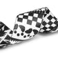 Mercano Adjustable Dog Collar - Special Design Patterns, Soft Nylon Comfortable Durable Pet Collar for Small Medium Large Dogs (S, Black White A)