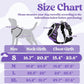 rabbitgoo Dog Harness Small Sized, No Pull Pet Harness with 3 Buckles, Adjustable Soft Padded Vest with Control Handle, Walking Reflective Pet Vest for Small Dogs, Purple, S