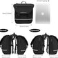 Bike Bag Accessories Panniers for Bicycle Rear Rack Bag 36L Waterproof Mountain Electric Bike Saddle Bag for Cycling Traveling Commuting Black