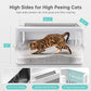 Stainless Steel Cat Litter Box with Lid, XL Metal Litter Box for Big Cats, Extra Large Litter Box with High Sides, Never Absorbs Odors, Non-Sticky, Easy Clean, Anti-Urine Leakage, with Scoop