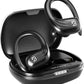 Back Bay Audio Runner 60 Wireless Running Earbuds, 80 Hour Long Battery Life Over The Ear with EarHooks, Wrap Around Earphones Wireless Bluetooth Earbuds with Microphone, Earphones in Ear Headphones