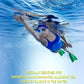 W WSTOO Streamlined Swimming Fins,Training Short Flippers,Silicone Swimming Flippers for Kids Adults Men and Women for Swimming Snorkeling and Diving