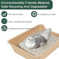 Disposable Litter Boxes for Cats, Low Entry Paper Litter Box, Paper Cat Litter Tray with One-time Pet Bath Towel Set （3PACKS with 1 Towel） for Travel on Weekends or Trips of Short Holidays