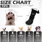 EXPAWLORER Halloween Anti Slip Dog Socks to Prevent Licking Paws, Boots & Paw Protectors with Grippers,Doggie Booties for Hardwood Floors for Small Medium Large Senior Dogs Costume Black Devil Wings S