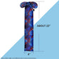 Harrison Howard Stretchy Tail Bag Breathable Horse Tail Guard Slip on Design Protect Horse Tail 2 Strand Closure Straps Keep Tail Clean & Protected 22" L Length Makes Grooming Easy-Chic Blue