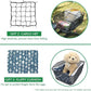 Rear Bike Basket, Tool-Free Install, Dog/Pet Carrier, Ebike Electric Bicycle Back Cargo Basket, Fits Most Rear Racks, with Waterproof Cover, Cargo Net